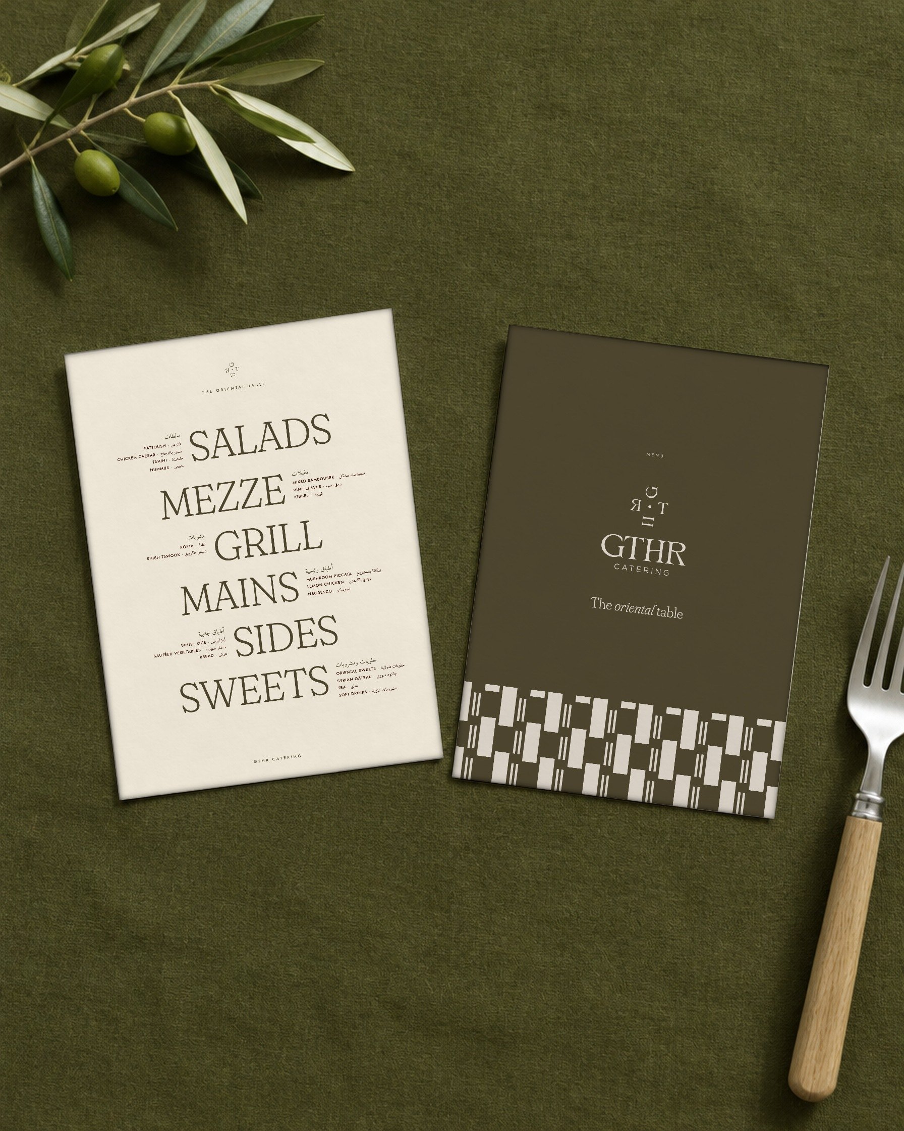 Plate card front and back