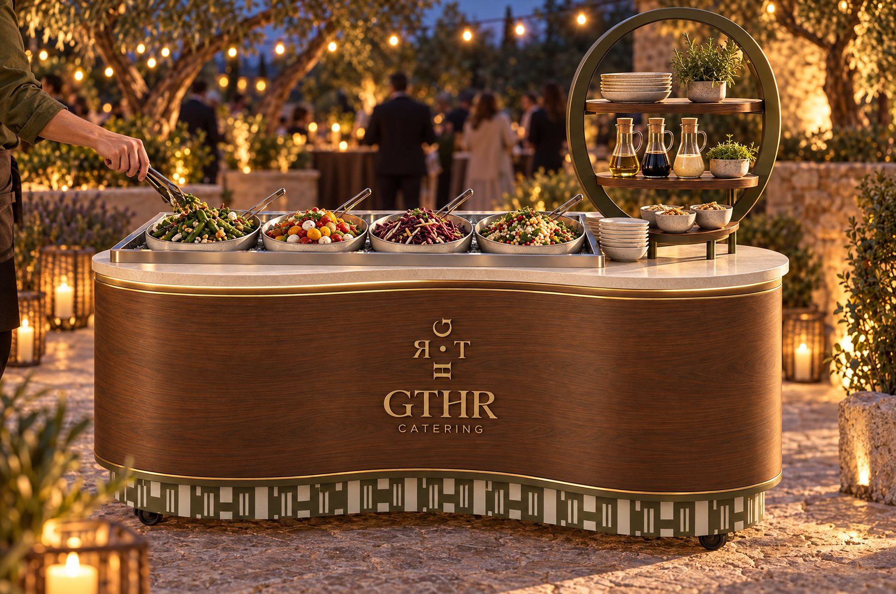 The wave bar at evening service